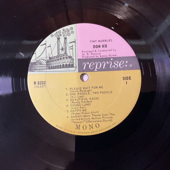 Don Ho Tiny Bubbles Vinyl Record Album R 6232 Mono By Reprise Records 1966 VG - Picture 8 of 8